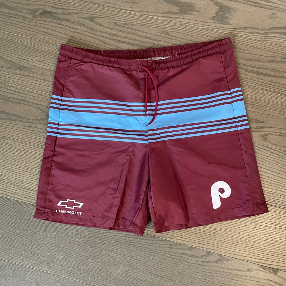 Men's Phillies Maroon Shorts